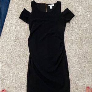 Cold shoulder dress- worn once- maternity